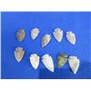 Image 2 : 10 Arrowheads - Approx. 1" to 1 1/2" Length