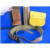 Image 1 : 12 Ga. Leather Ammo Belt, 2 Cartridge Carriers and a Pouch