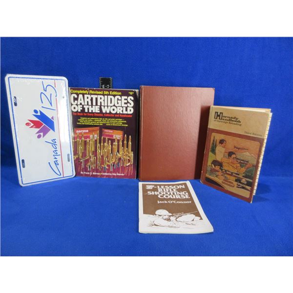 4 Books and a Canada 125 License Plate