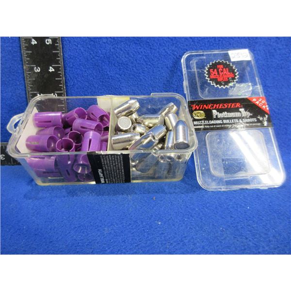 54 Cal. Winchester Muzzleloading Bullets and Sabots