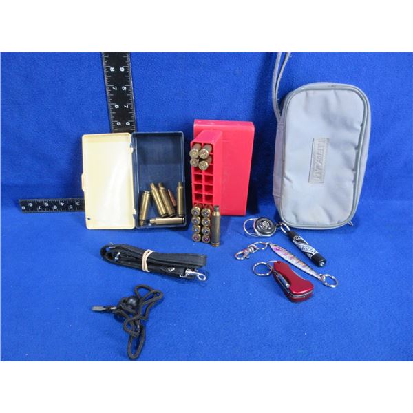 Lot of Misc - Mixed Brass, Strap, Flashlight, Key Chain, Etc.