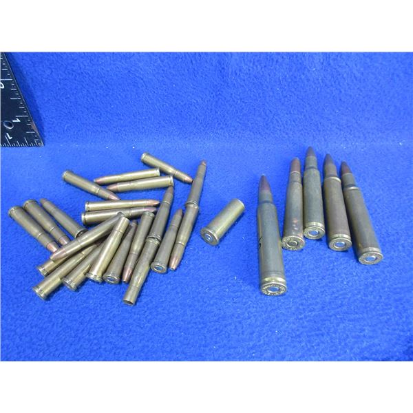Lot of 24 Misc. Reloads - 22 Hornet, 30-06, 303 Brit, Etc.