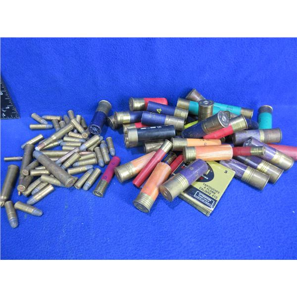 Lot of 45 Misc. Shotshells and 50 Misc. Cartridges