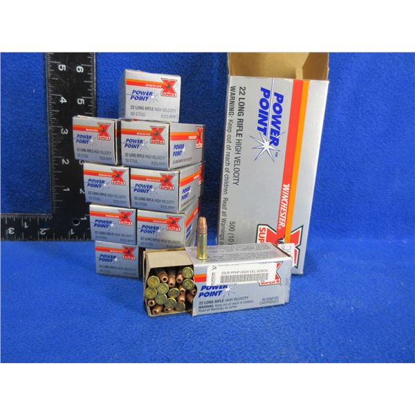22 LR 40gr HV Lead HP Winchester SuperX Cartridges