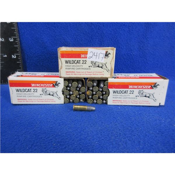 22 LR 40gr HV Lead Winchester Wildcat 22 Cartridges
