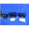 Image 1 : 3 Pairs of 1" Scope Rings - High Rise, Tasco, Unknown