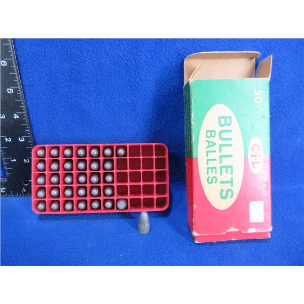 .455" 265gr Lead CIL Bullets - Box of 32