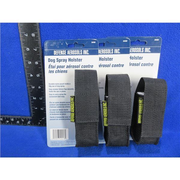3 Dog Spray Holsters - New Old Stock