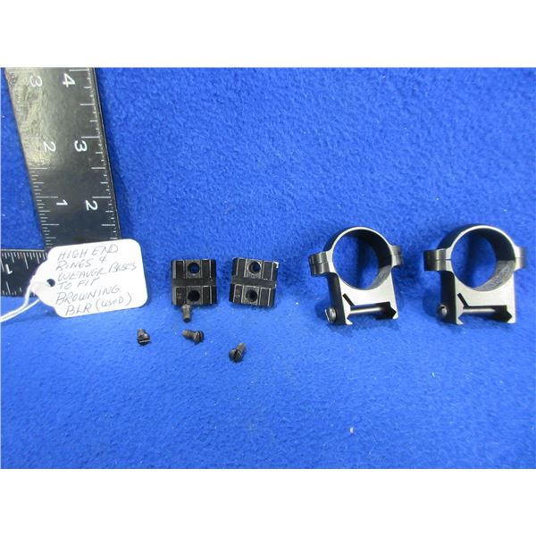 1" Rings and Weaver Style Bases with Screws