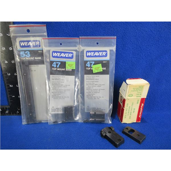 3 Weaver (47, 47, 53) and a Redfield Scope Mount (SR 70A)