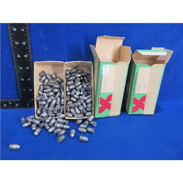 9MM RN Lead Bullets - 2 Boxes of Approx. 100