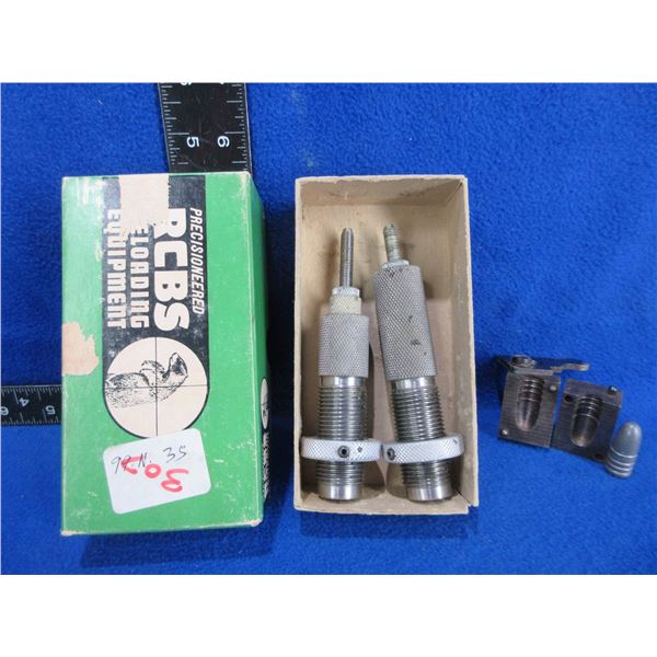 RCBS 11MM 2 Die Set and Ideal Bullet Mold 439 186