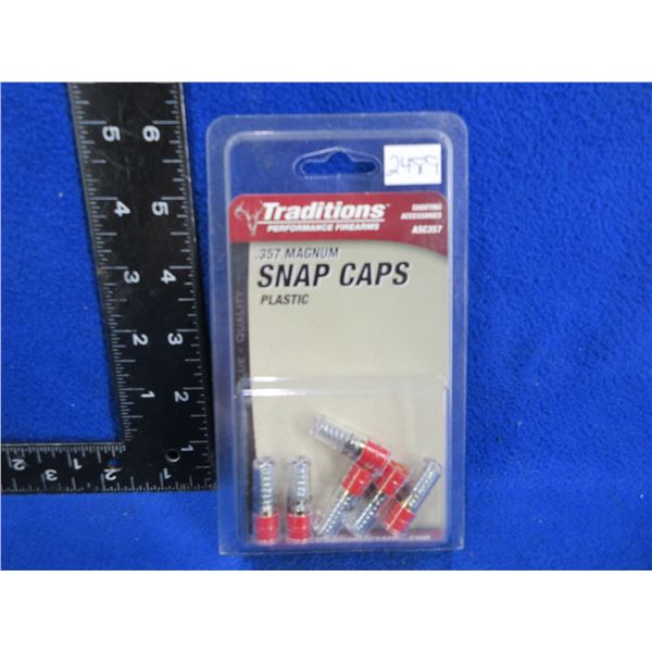 NEW - Traditions 357 Magnum Snap Caps - Pack of 6