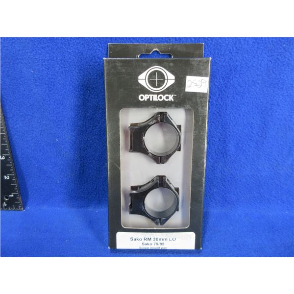 NEW - Optilock Sako RM 30mm Rings - Sako 75/85