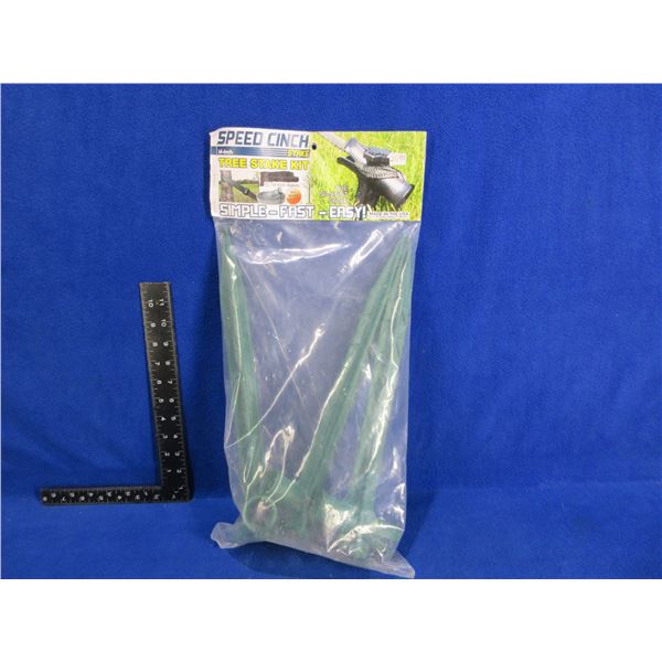 NEW - Speed Cinch Tree Stakes - 14" Stakes - Pack of 3