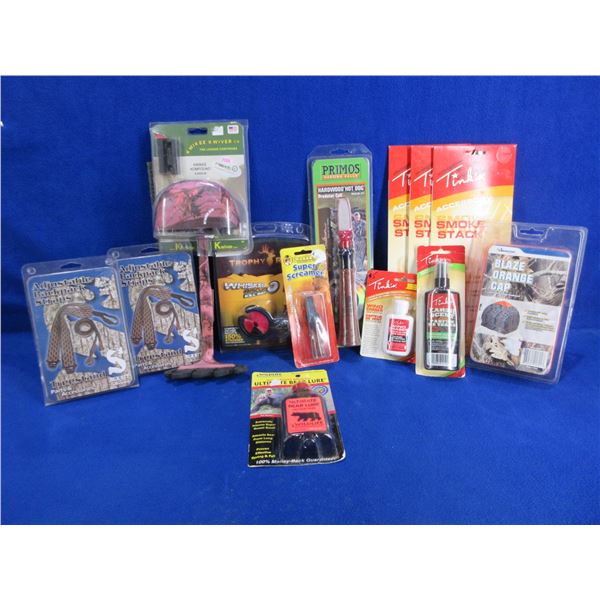 Lot of Misc. - Quiver, Whisker Biscuit, Game Call, Lure, Etc.