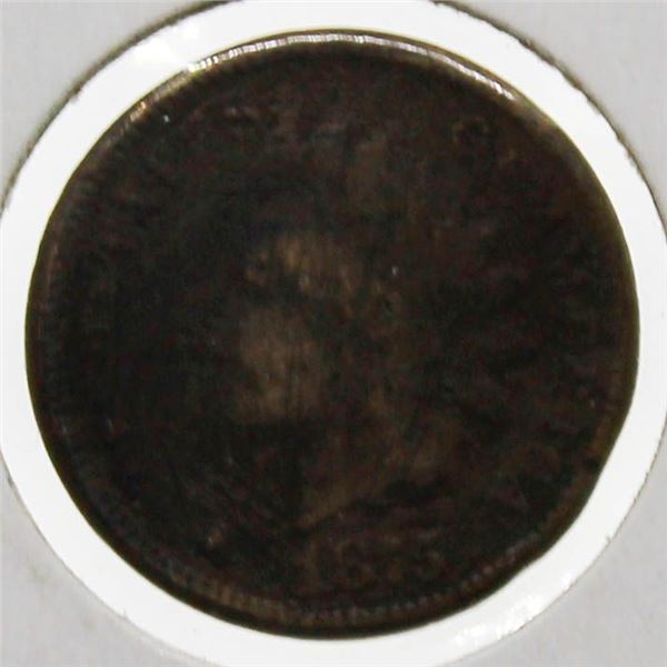 1875 UNITED STATES AG3 1 CENT COIN