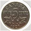 Image 1 : 1927 CANADIAN V.F. 5 CENT COIN