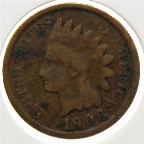 1906 USA 1 CENT COIN