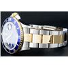 Image 8 : Rolex Mens 18K Yellow Gold And Stainless Steel Blue Submariner 40MM