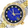 Image 2 : Rolex Mens Two Tone Blue Vignette Diamond Datejust Datejust 36MM