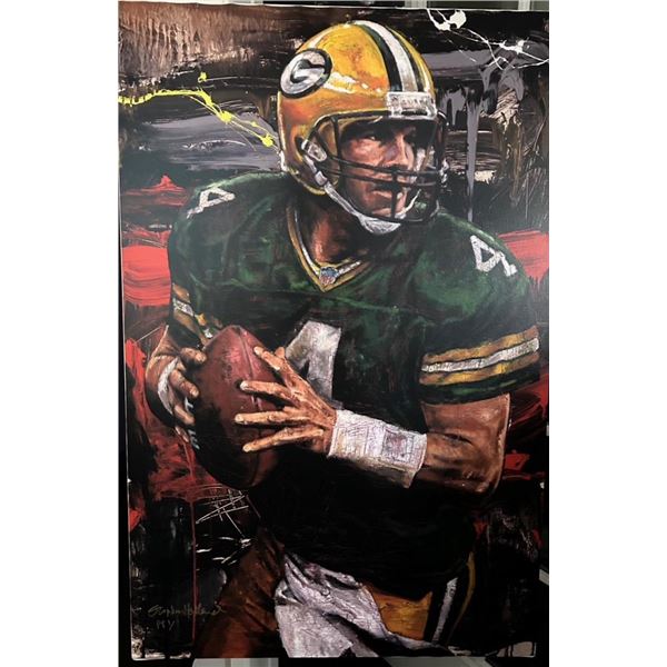 Brett Favre Packers MVP by Stephen Holland