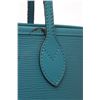 Image 9 : Louis Vuitton Teal Blue Epi Leather Neverfull MM Tote Bag