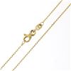 Image 6 : 10k Yellow Gold 0.26 ctw Channel Set Round Diamond Open Heart Pendant Necklace