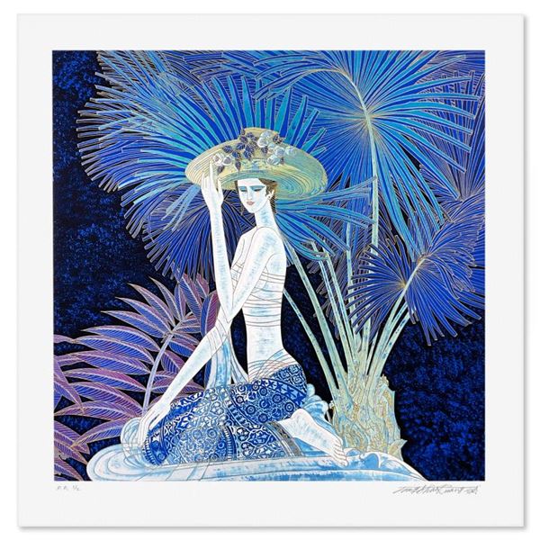 Lady with Beige Hat by Kuang, Ting Shao