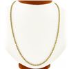 Image 1 : Unisex 14k Yellow Gold 20.25" 2.8mm Solid Rope Chain Necklace w/ Lobster Clasp