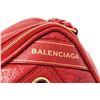 Image 6 : Balenciaga Red Leather Small Blanket Square Bag