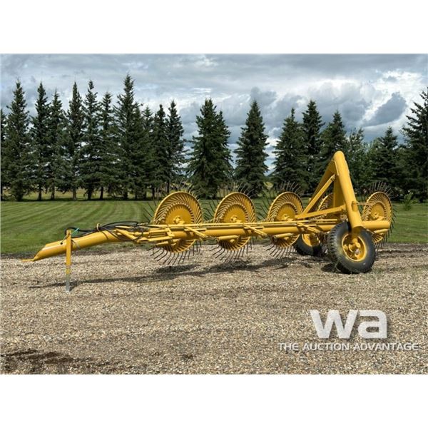 DIKA 5 WHEEL HYD. ROOT RAKE