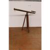 Image 1 : *Vintage Brass Telescope 72''H x 38''W  Floor Model - Extends to 6' Tall