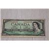 Image 2 : Canadian One Dollar Bill- 1954
