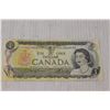 Image 2 : Canadian One Dollar Bill- 1973