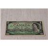 Image 2 : Canadian One Dollar Bill- 1967