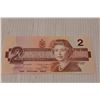 Image 2 : (4) Canadian Two Dollar Bills- 1986