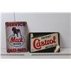 Image 1 : Mack Trucks & Castrol Motor Oil Metal Wall Signs 12" x 8"