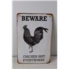 Image 3 : John Deere & Chicken Shit Metal Wall Signs 12" x 8"