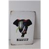 Image 3 : Mobiloil & Pirelli Metal Wall Signs 12" x 8"