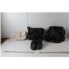 Image 1 : (3) Purses- Co Lab, Nella Bella (Vegan), Other, Women's Winter Ankle Boots- 7.5 Wide