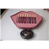 Image 2 : Belt, (8) Beauty Creations Lip Glosses with Case, (2) Purses