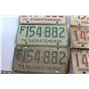 Image 5 : (4) Pairs of Saskatchewan License Plates - 1973, 74 & 75