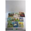 Image 1 : (3) Magazines and (7) Children's Books - Teach Peacock, Pinocchio and Sleeping Beauty