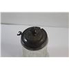 Image 2 : Vintage Glass Pickle Jar with Silver Plated Lid