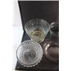 Image 6 : Glass & Plastic Bowls and Glass Dish with Lid