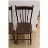 Image 2 : *(2) Wooden Chairs 37'' x 16'' x 15''