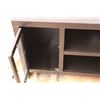 Image 3 : * Black Tv Stand - Two Doors & Shelving Area - 55" x 16" x 28" - Some Wear