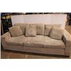 Image 1 : * Urban Barn Off White Corduroy Couch w/ Cushions - 41" x 92" x 28"