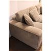 Image 2 : * Urban Barn Off White Corduroy Couch w/ Cushions - 41" x 92" x 28"